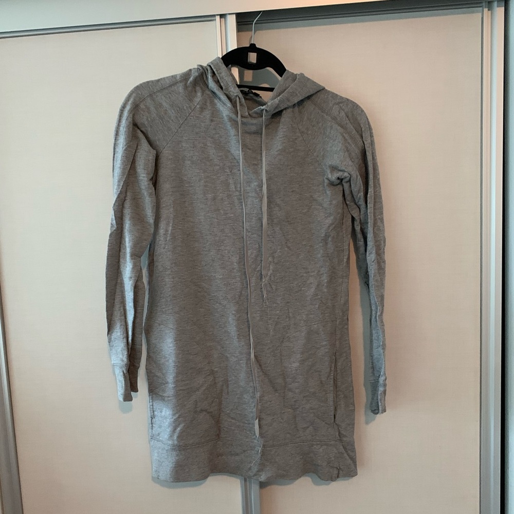 Theory oversized grey hoodie